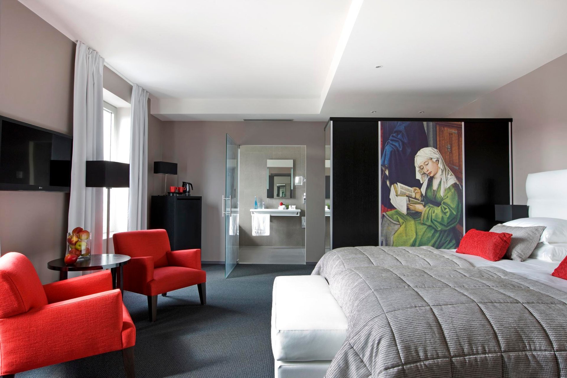 Chambre Charming, chambre confort, hôtel historique, chambre avec salon, chambre avec bureau, chambre contemporaine